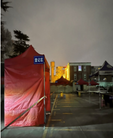 疫情防控 党旗在前 助力全民核酸检测，，轴研所职能部分二支部党员在行动！-洛阳轴承