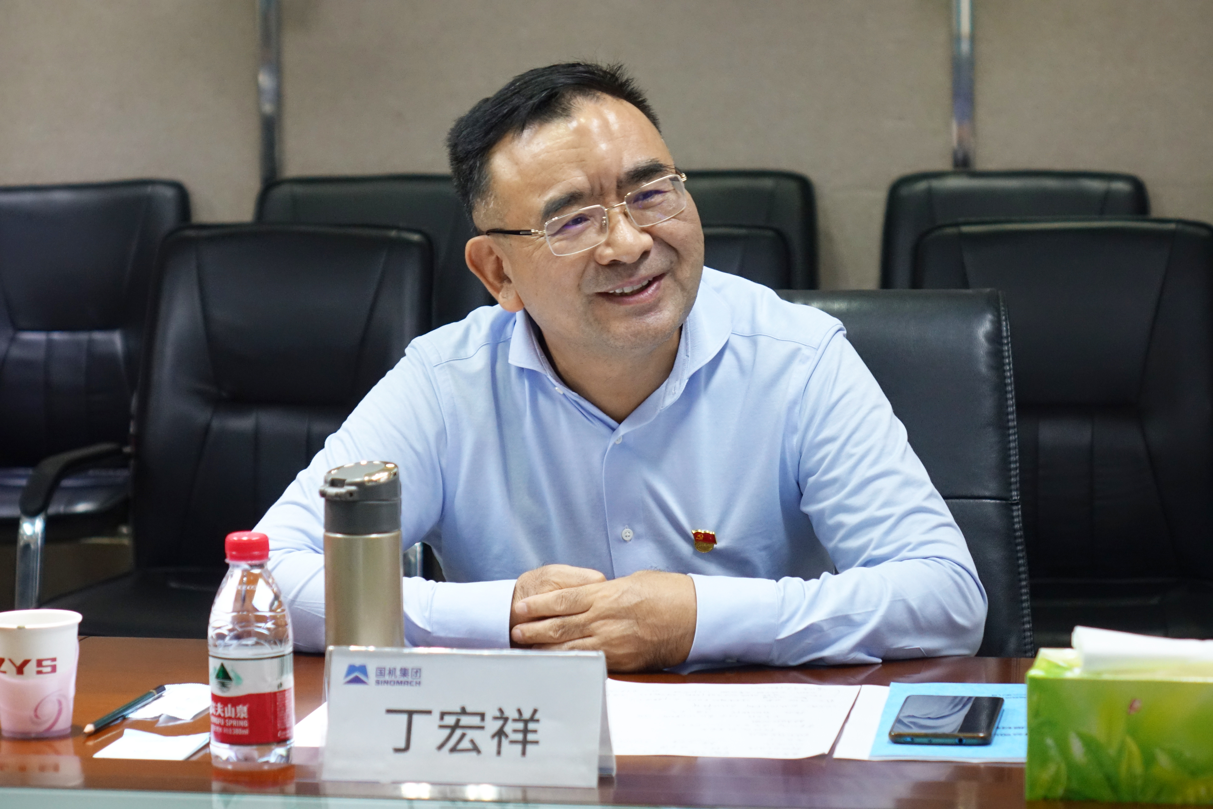 国机集团党委副书记丁宏祥来公司调研-洛阳轴承